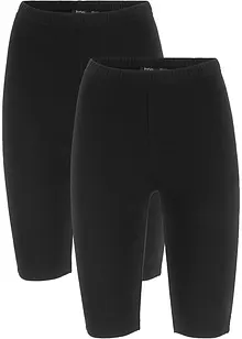 Lång cykelbyxa (2-pack), bonprix