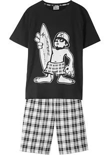 Pyjamas med shorts, av bomull (2 delar), bonprix