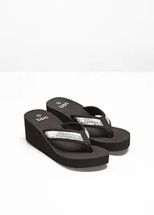 Flipflops med kilklack, bonprix