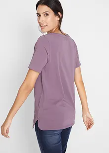 T-shirt med djup V-ringning, bonprix