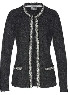 Cardigan med pärlor, bonprix