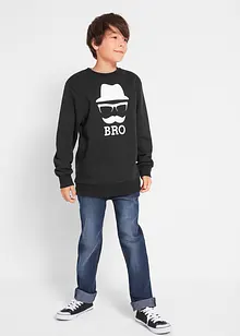 Sweatshirt med tryck, bonprix