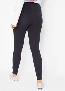 Leggings med tryckknappar i bensluten, bonprix