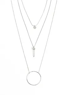 Set med halsband (3 delar), bonprix