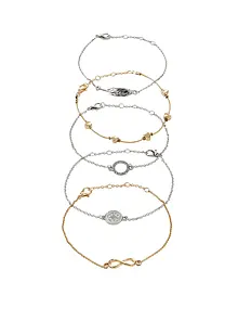 Armbandsset (5 delar), bonprix