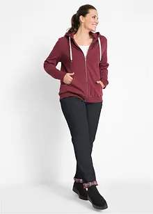 Termochinos med rutigt innerfoder, bonprix