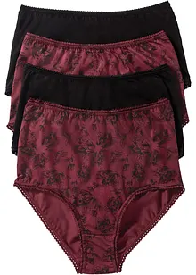 Midjetrosa (4-pack) med ekologisk bomull, bonprix