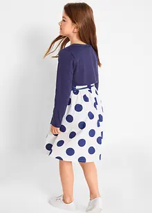 Klänning + skärp + bolero för barn (3 delar), bonprix