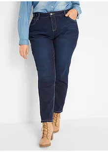 Stretchjeans med medelhög midja, boyfriendmodell, bonprix