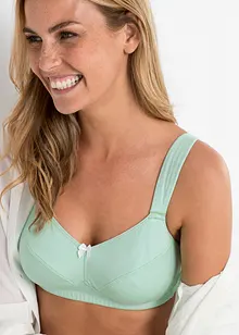 BH i bomull utan bygel  (3-pack), bonprix