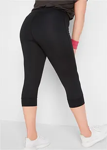 Snabbtorkande funktionsleggings i caprilängd, bonprix