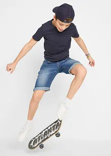Stretchiga barnbemudas, Slim Fit, bonprix