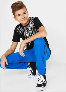 T-shirt för barn i ren bomull, Slim Fit, bonprix