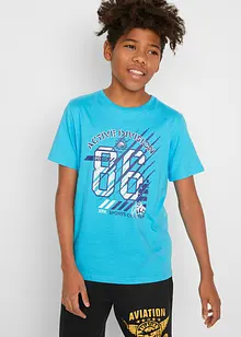 T-shirt för barn (2-pack), ekologisk bomull, bonprix