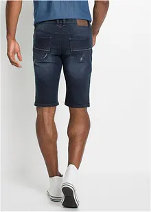 Stretchiga jeansshorts, smal passform, bonprix