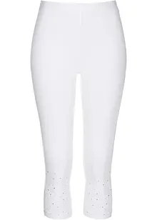 Caprileggings med glittrande stenar, bonprix