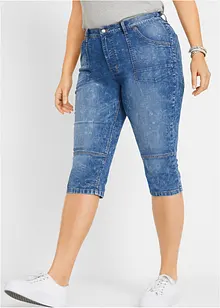 Stretchiga caprijeans, bonprix