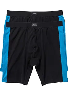 Långa boxershorts med bomull (2-pack), bonprix
