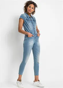 Jeansjumpsuit med knappar, RAINBOW