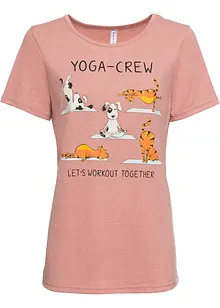 T-shirt med tryck, bonprix