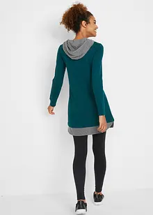 Lång sweatshirt och leggings (2 delar), bonprix