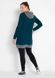 Lång sweatshirt och leggings (2 delar), bonprix