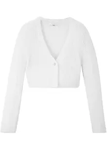 Fluffig stickad bolero för barn, bonprix