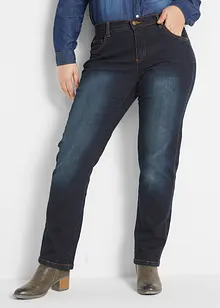 Formande jeans med hög midja, raka ben, bonprix