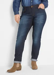 Stretchiga skinny-jeans med medelhög midja, bonprix