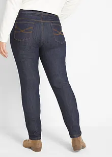 Stretchiga skinny-jeans med medelhög midja, bonprix