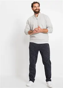 Sweatshirt med krage och kort dragkedja, bonprix