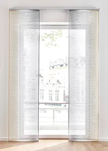 Mönstrad panelgardin med återvunnen polyester (2-pack), bonprix