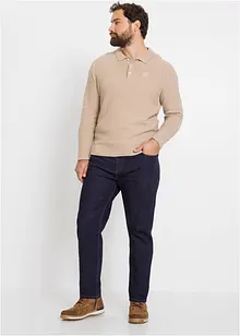 Multistretchjeans med bekväm midja, normal passform, raka ben, bonprix