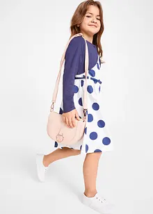 Klänning + skärp + bolero för barn (3 delar), bonprix