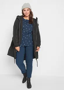 Lätt fodrad kappa med dragsko, bonprix