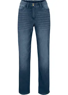 Termojeans med push up-effekt och bekväm midja, raka ben, bonprix