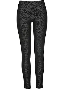 Leopardmönstrade jeggings, bonprix