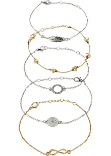 Armbandsset (5 delar), bonprix