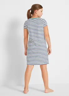 Nattlinne av bomull med korta ärmar (2-pack), bonprix