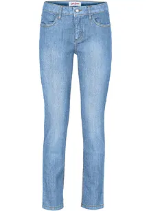 Korta jeans med medelhög midja, smal passform, bonprix