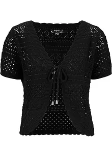 Virkad bolero i kort modell, bonprix