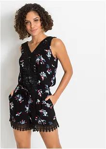 Playsuit med spets, bonprix