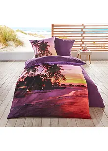Vändbart påslakanset med strandmotiv, bonprix