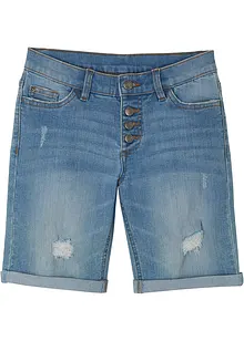 Jeansshorts i stretch för flickor, bonprix