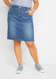 Stretchig jeanskjol, bonprix