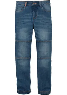 Stretchjeans Mid Waist med förstärkt knäparti, bonprix