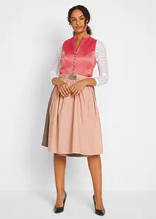 Knälång dirndl med bekväm passform (2 delar), bonprix