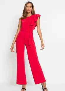 Jumpsuit med rosett, bonprix