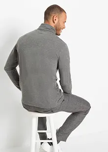 Långärmad T-shirt med polokrage (2-pack), bonprix