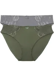 Trosa med fin spets (2-pack), bonprix